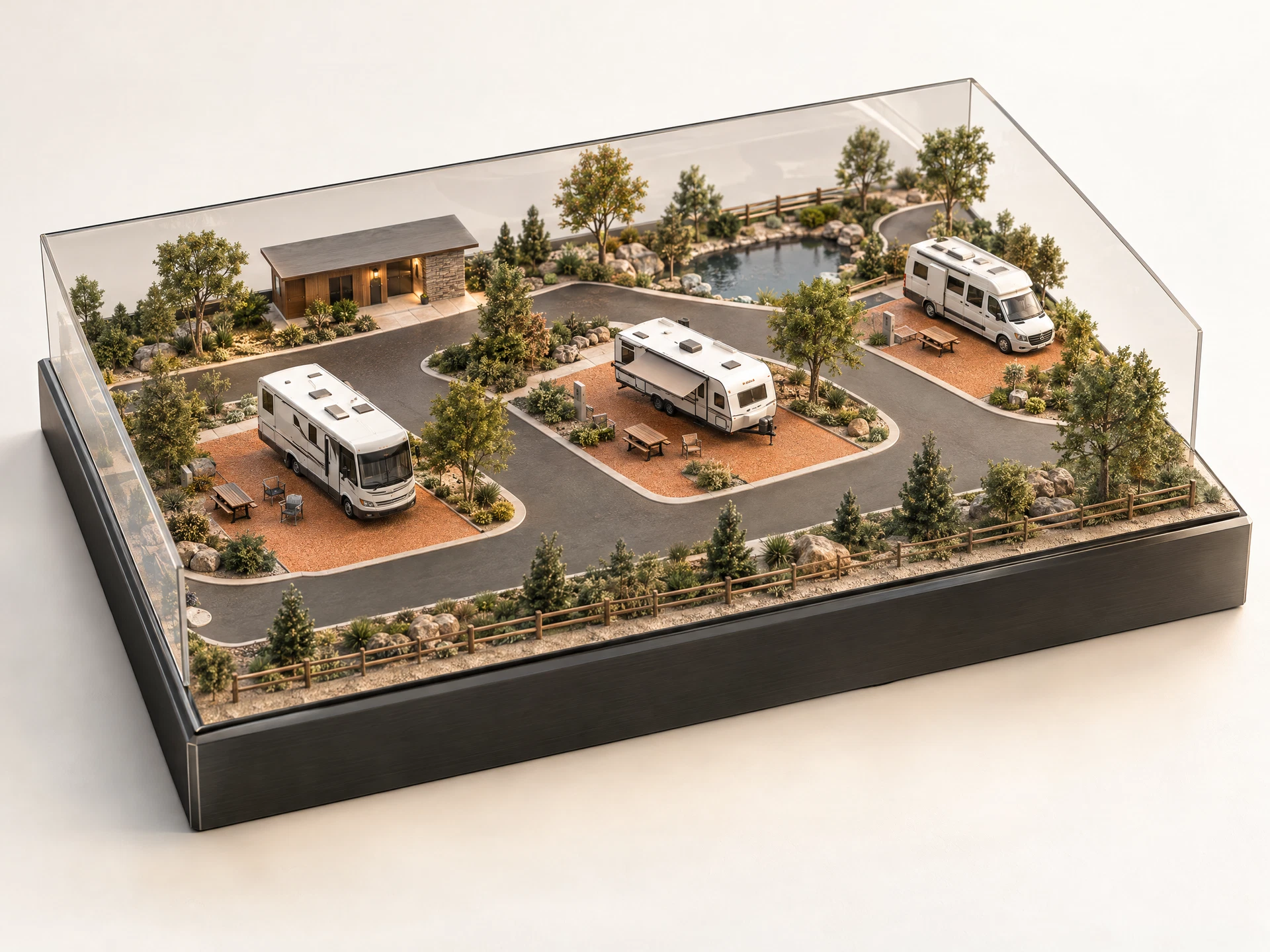 Conceptual render for RV Resort & Campground Underwriting