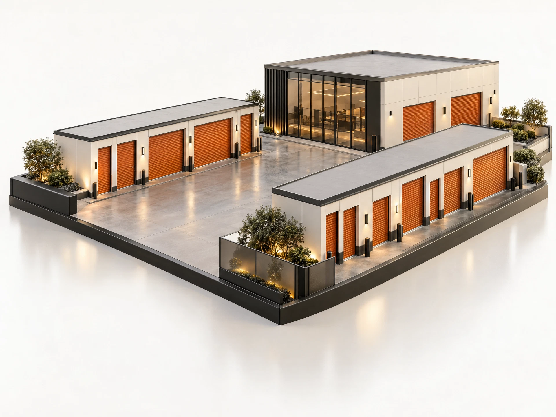 Conceptual render for Self-Storage Underwriting