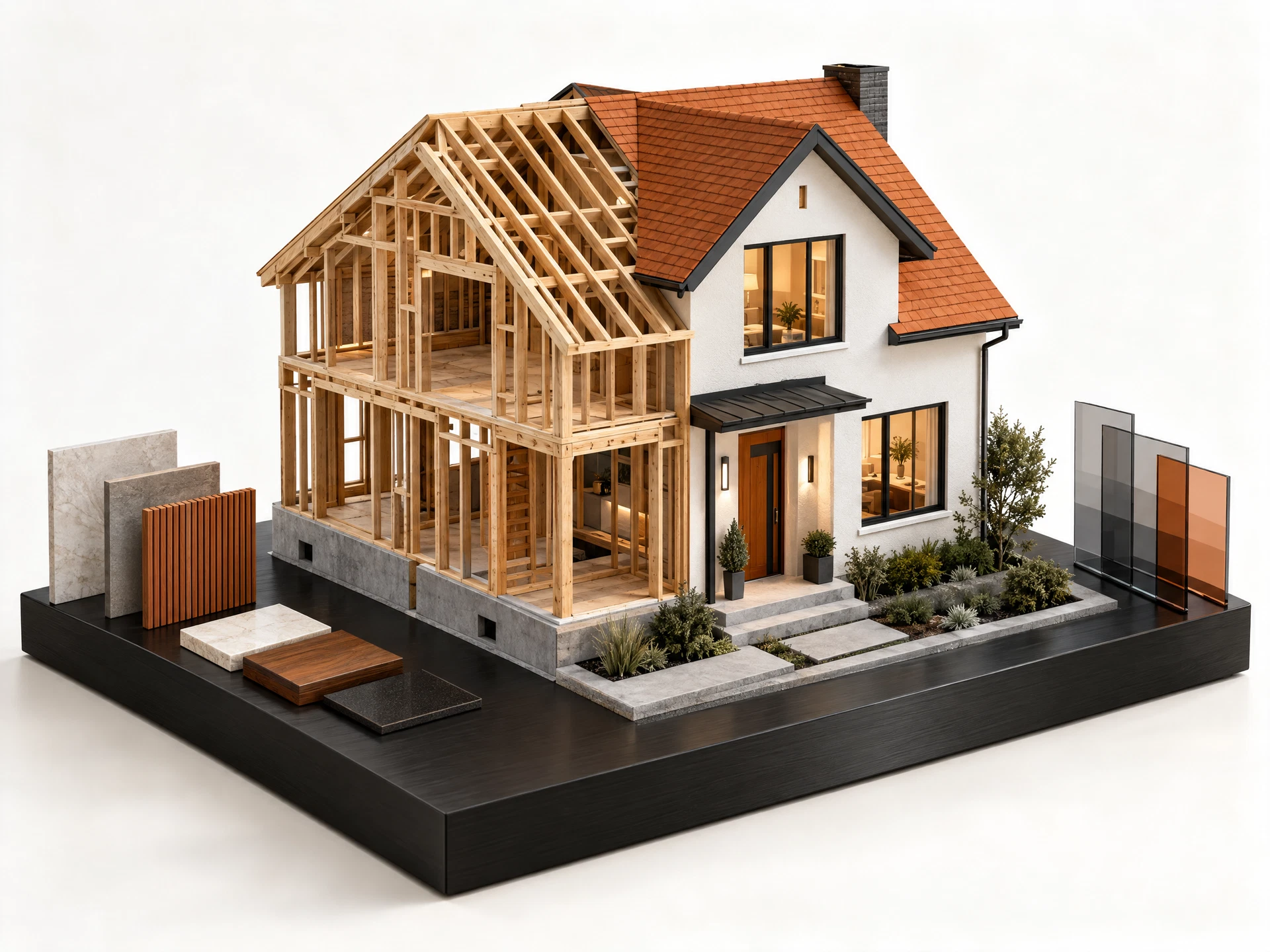 Conceptual render for Single-Family Flip Analysis