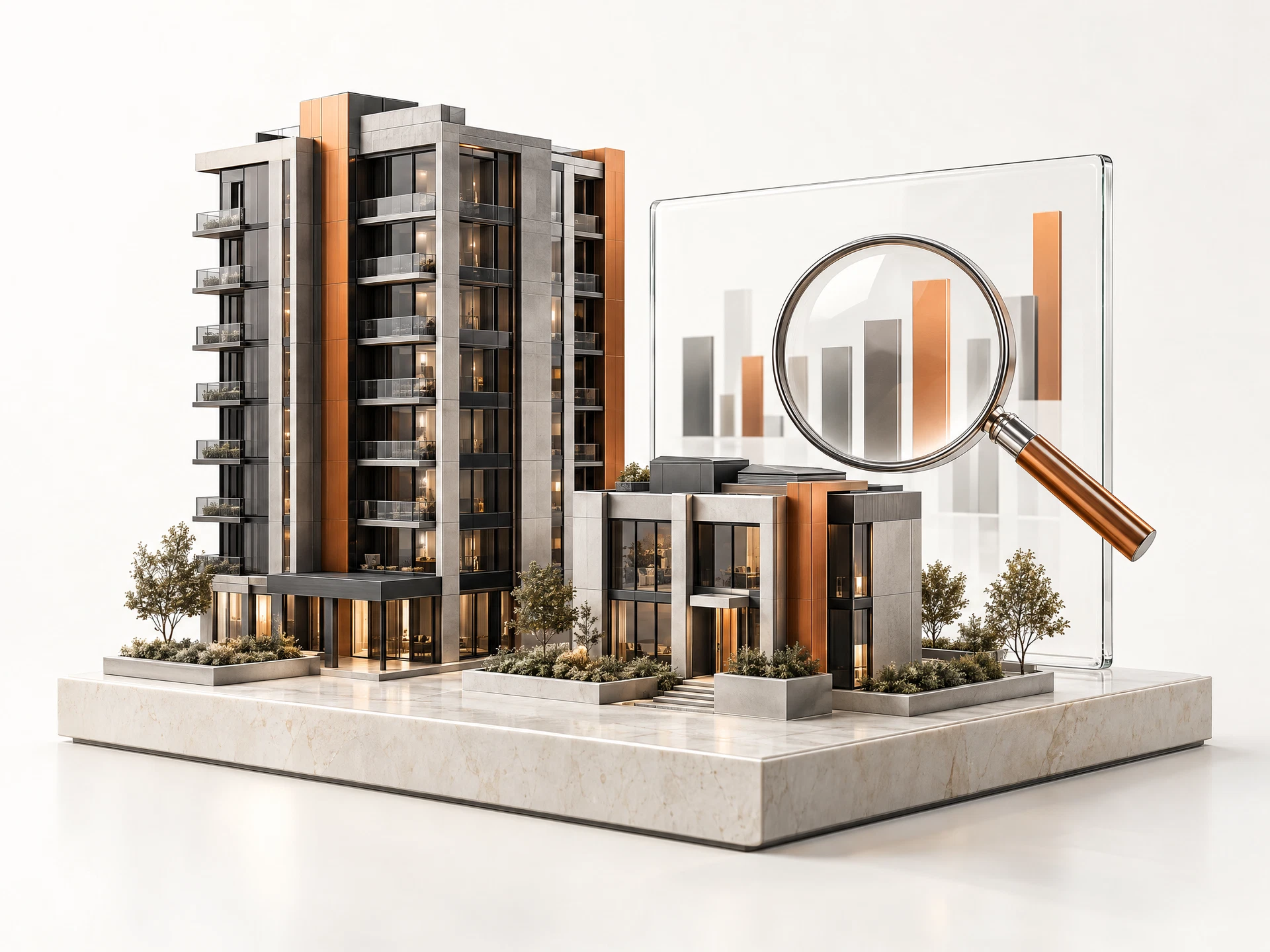 Polished 3D concept for Multifamily & RV Resort Underwriting: Apartment & RV resort investors and acquisition teams